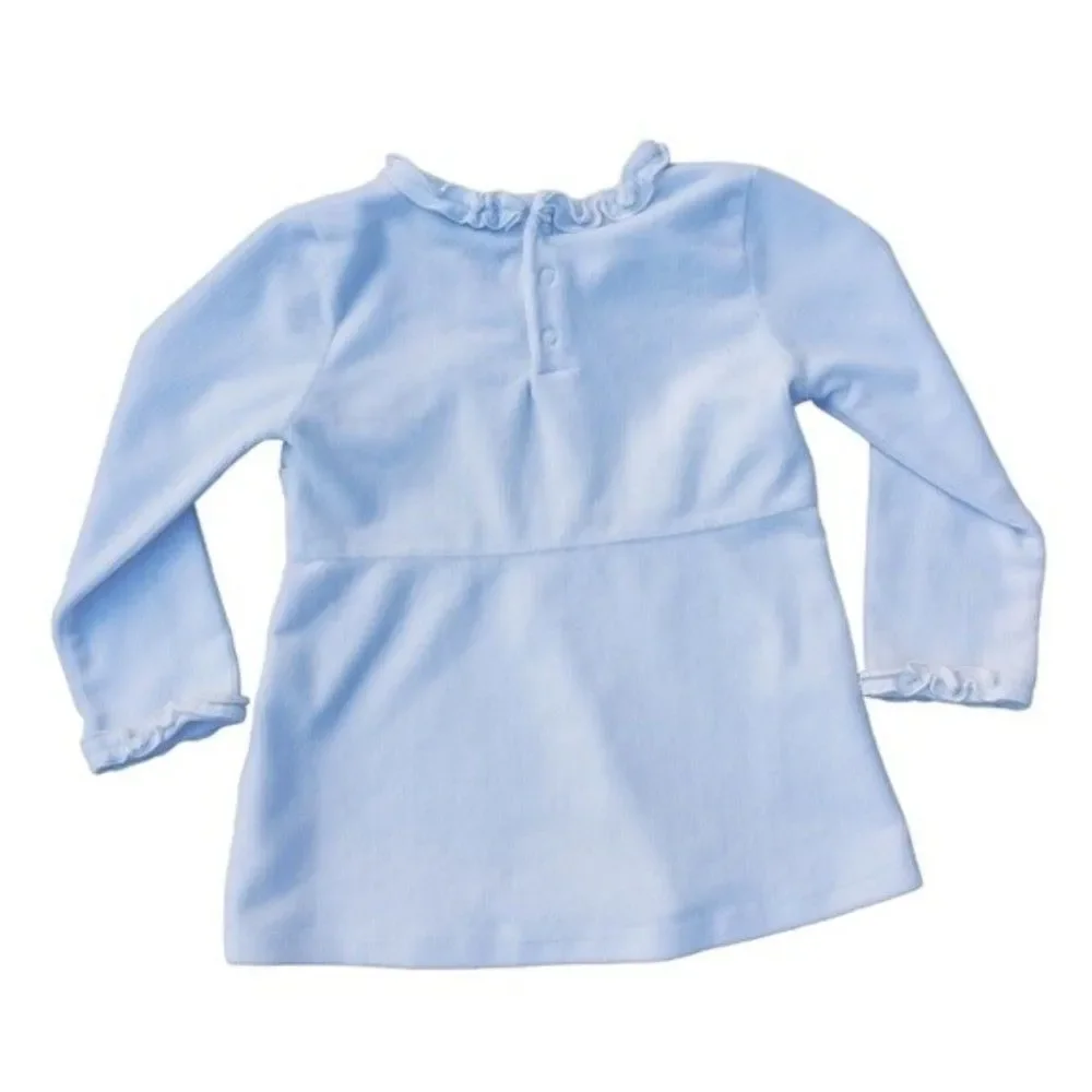 The Children's Place White Velour Matching Set